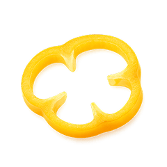 Təzə sarı bibər dilimi